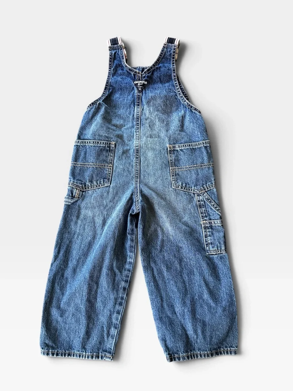 OshKosh Blue Denim Jean Kids Overalls Boys 3T